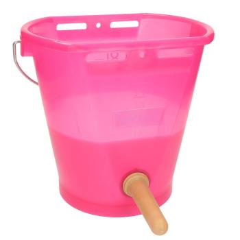 Hiko Kälbertränkeeimer Pink mit Nuckel